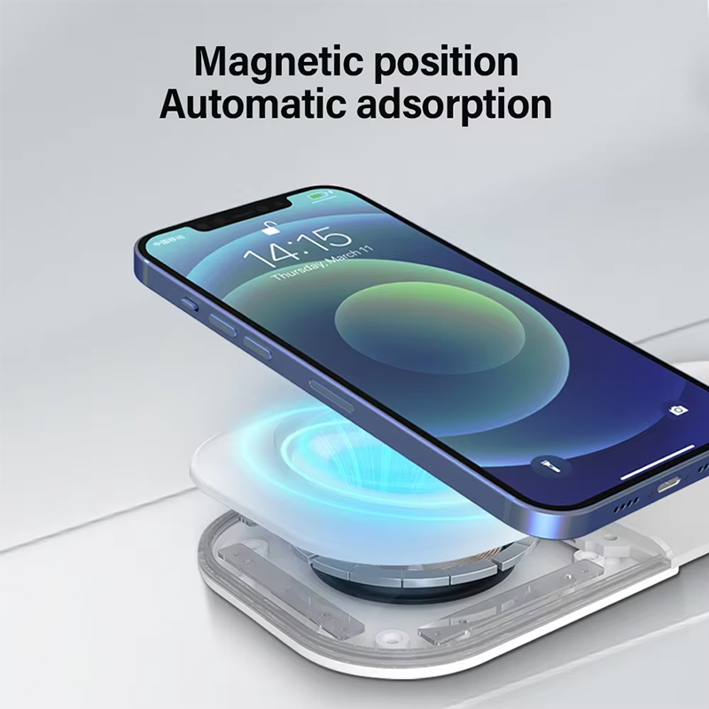 Universal Qi2 Magnetic Foldabl - Desk Charging Station recension och pris