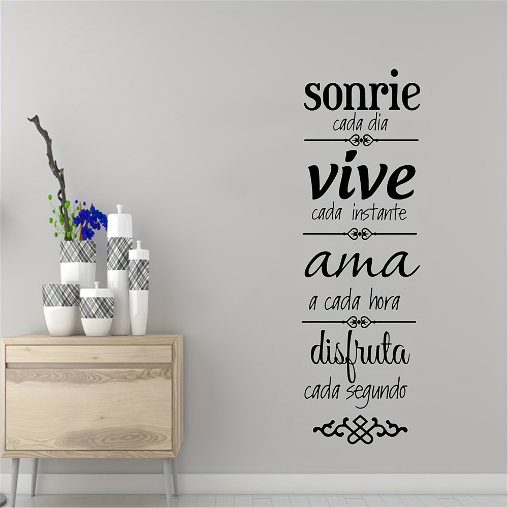 1pc Spanish Quotes Phrase Wall - Home Office Quotes recension och pris