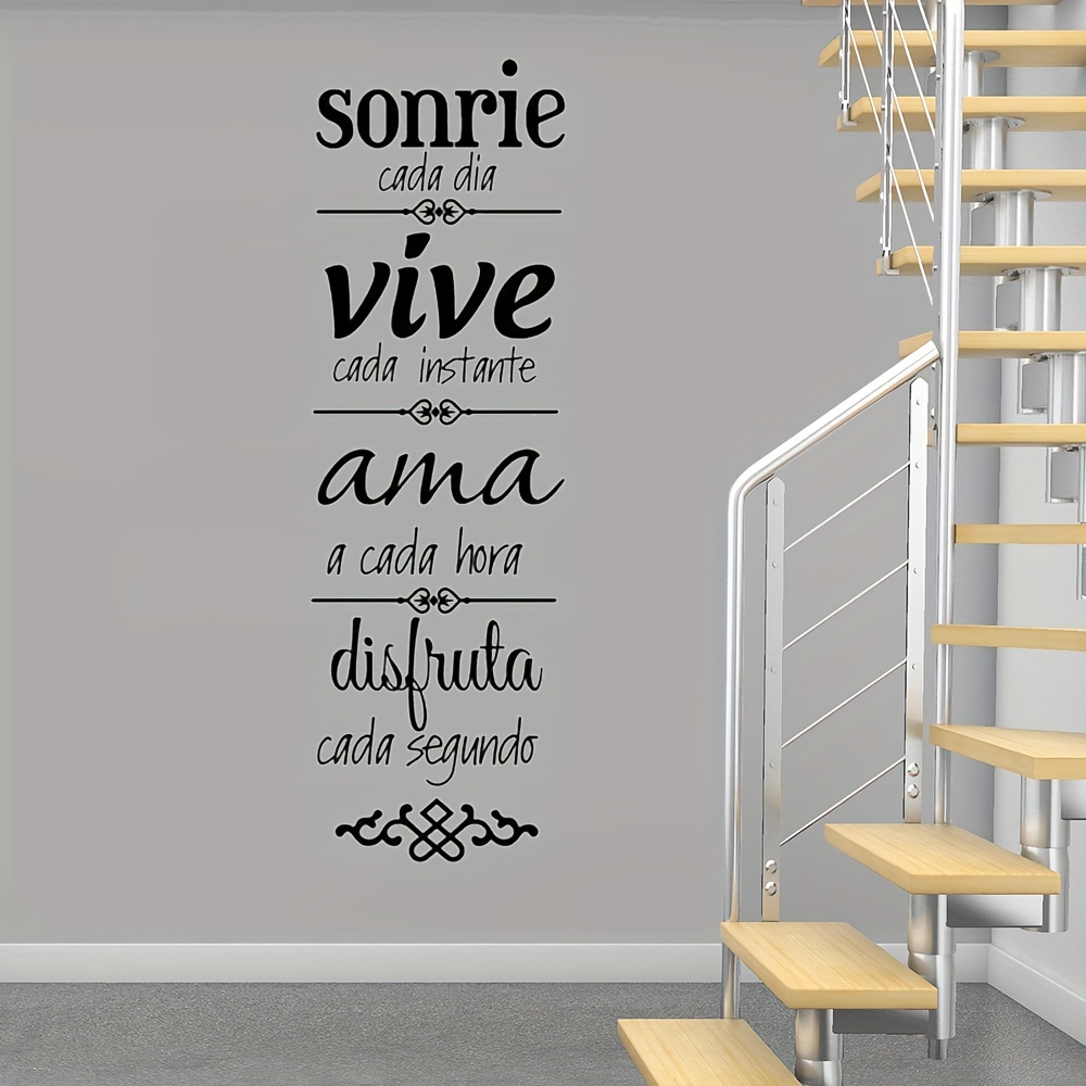 1pc Spanish Quotes Phrase Wall - Home Office Quotes recension och pris
