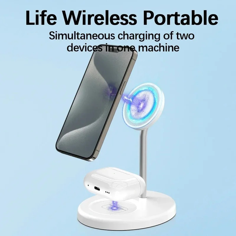 Desktop Magnetic 2 in 1 Wirele - Desk Charging Station recension och pris