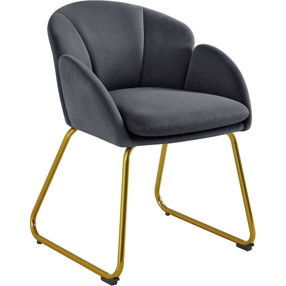 Lower Shape Velvet Armchair, S - Home Office In Living Room recension och pris