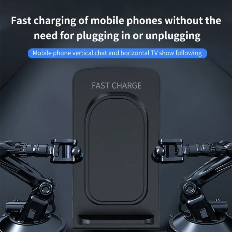 Wireless Charger Stand Desktop - Desk Charging Station recension och pris