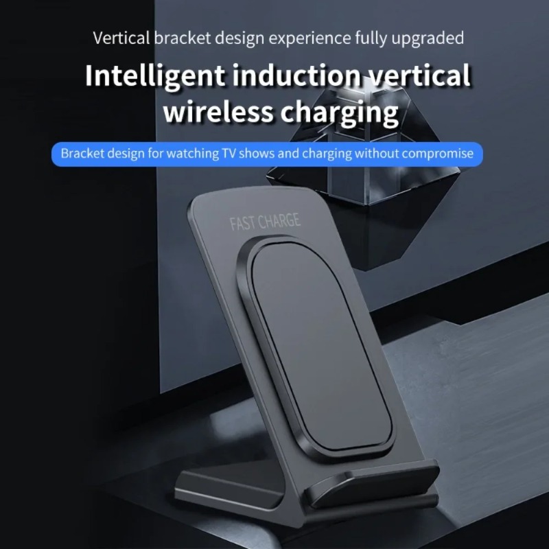 Wireless Charger Stand Desktop - Desk Charging Station recension och pris