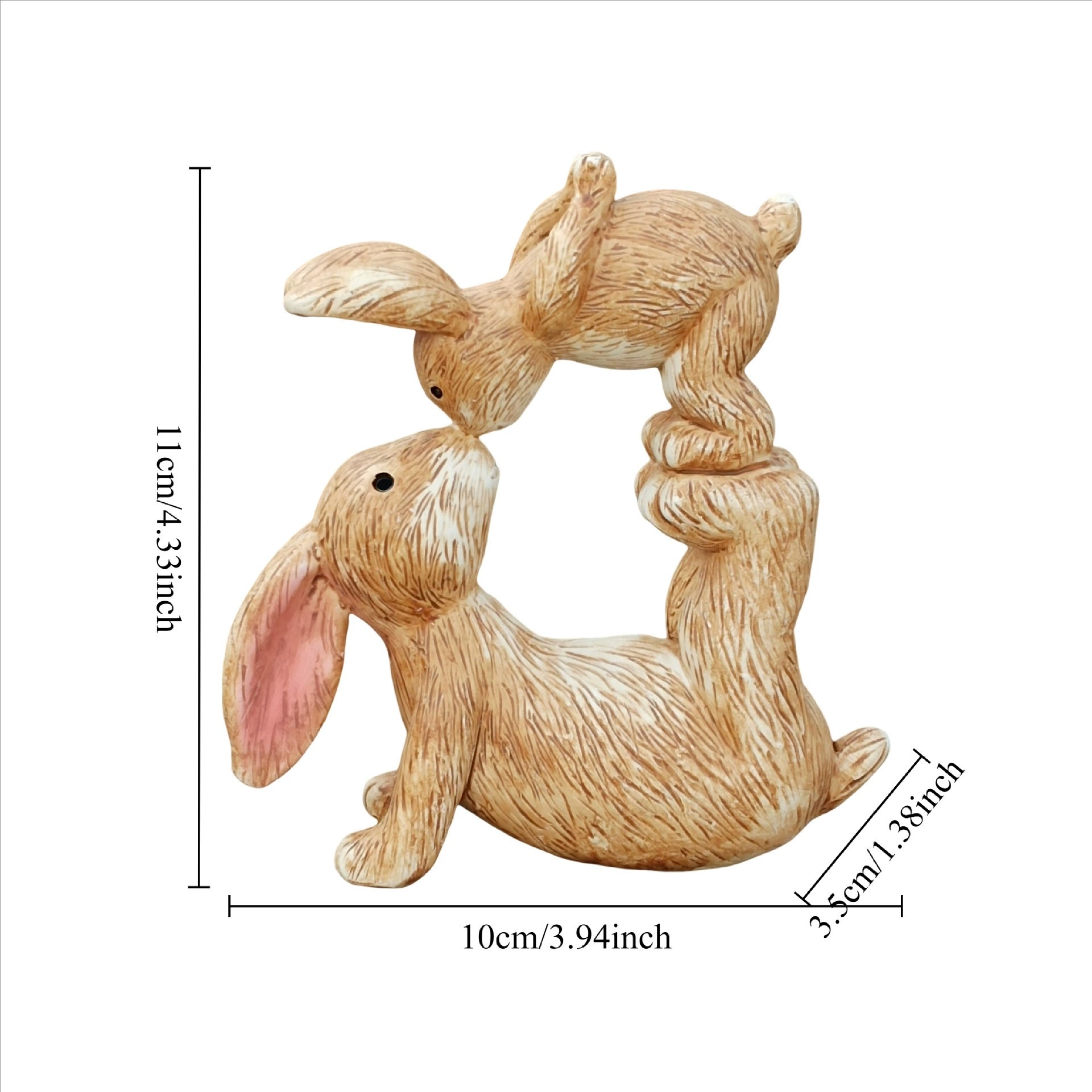 Kiss Rabbit Statue Representin - Home Office Representative recension och pris