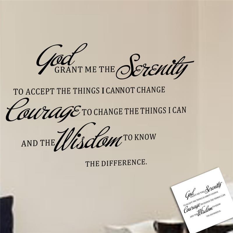 God Serenity Courage Inspirati - Home Office Quotes recension och pris