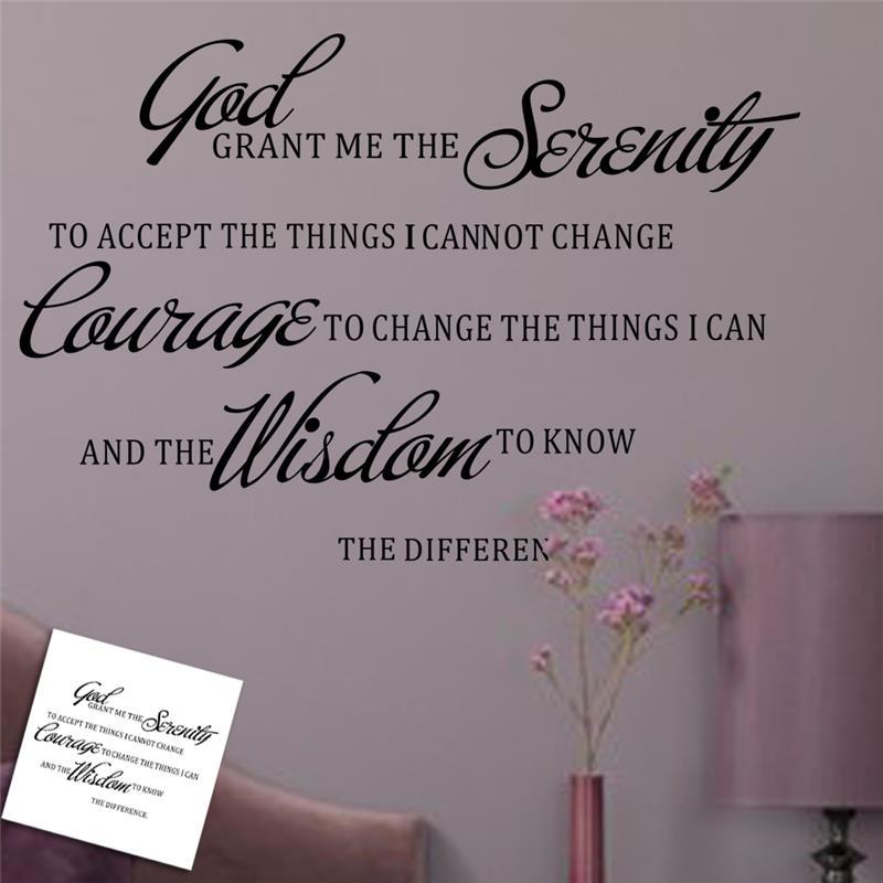 God Serenity Courage Inspirati - Home Office Quotes recension och pris