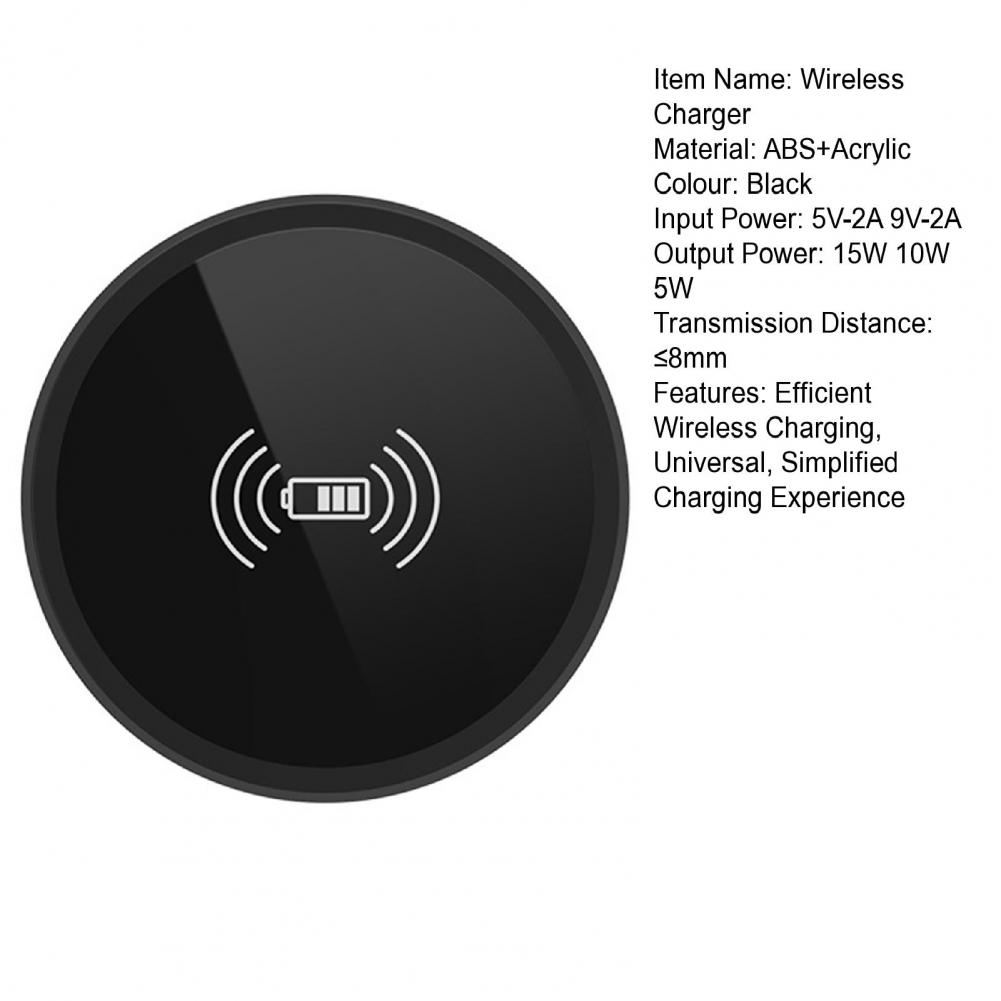 Wireless Charger Desktop Embed - Desk Charging Station recension och pris