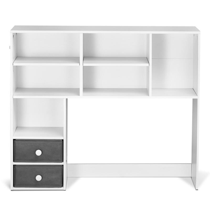 Desktop Bookshelf, 3-Tier Desk - Home Office With Bookshelves recension och pris