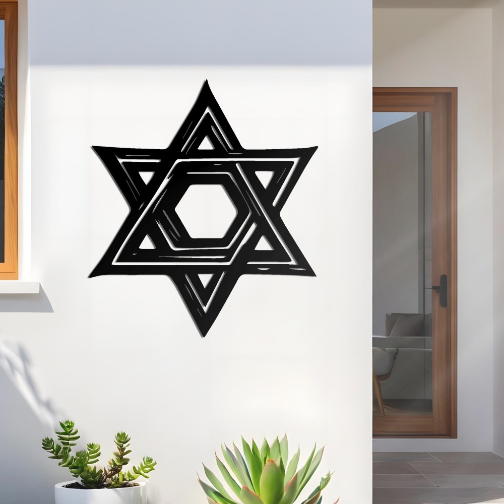 CIFBUY Star of David Metal Wal - Home Office Free recension och pris