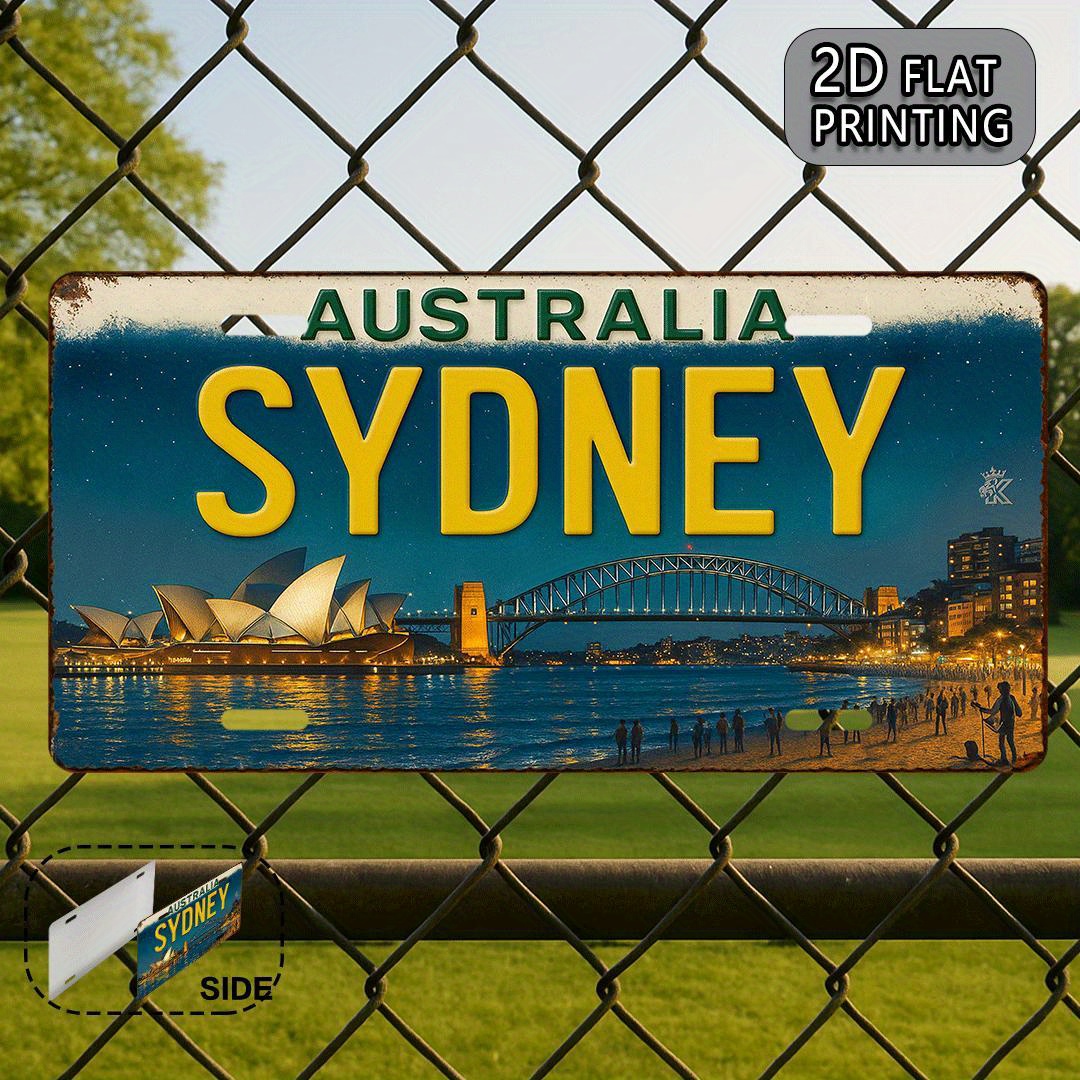 Australia Sydney License Plate - Home Office Australia recension och pris
