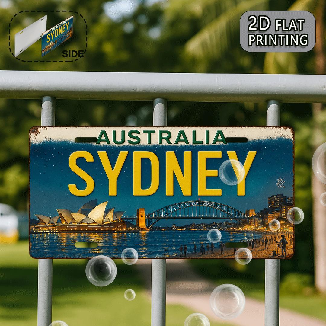 Australia Sydney License Plate - Home Office Australia recension och pris