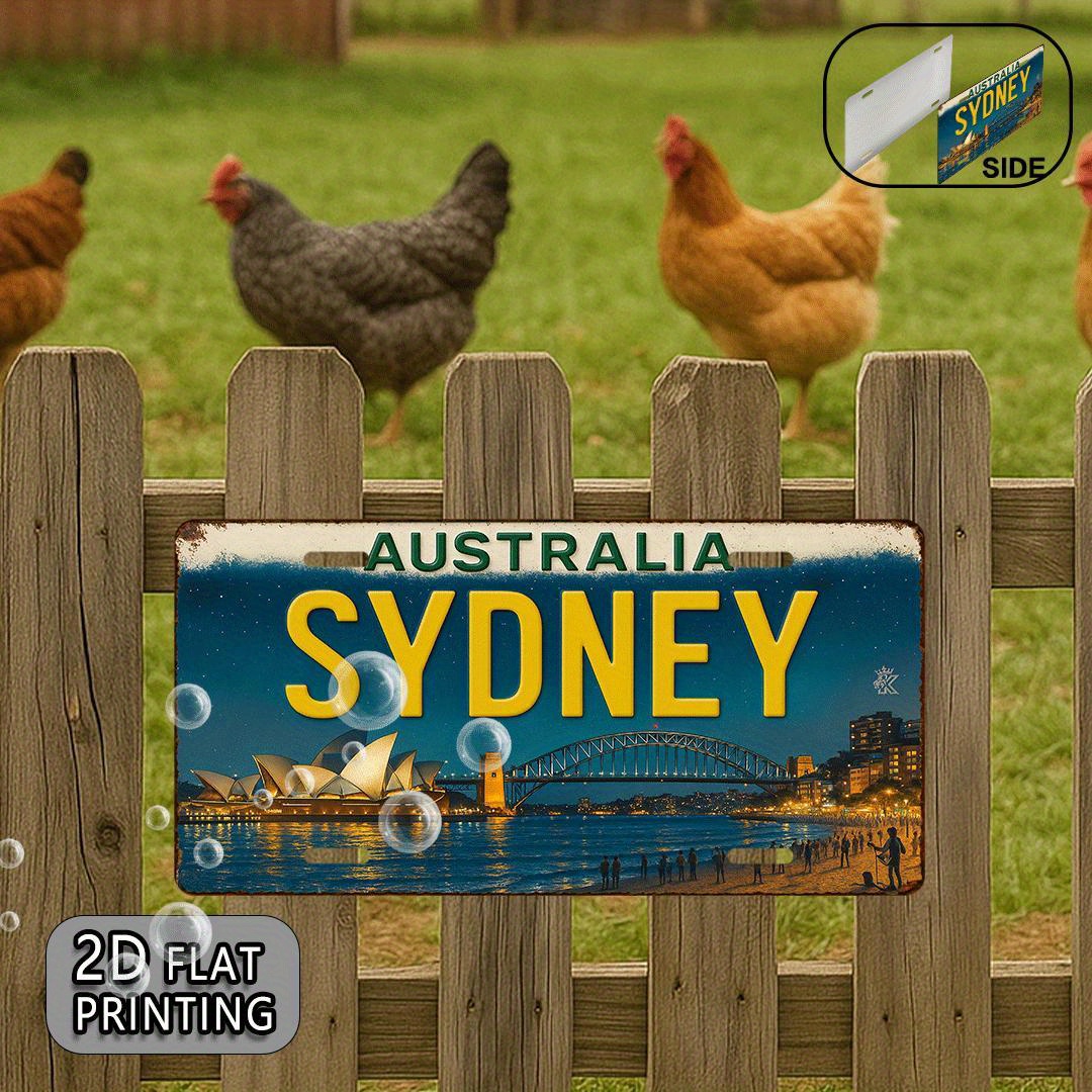 Australia Sydney License Plate - Home Office Australia recension och pris