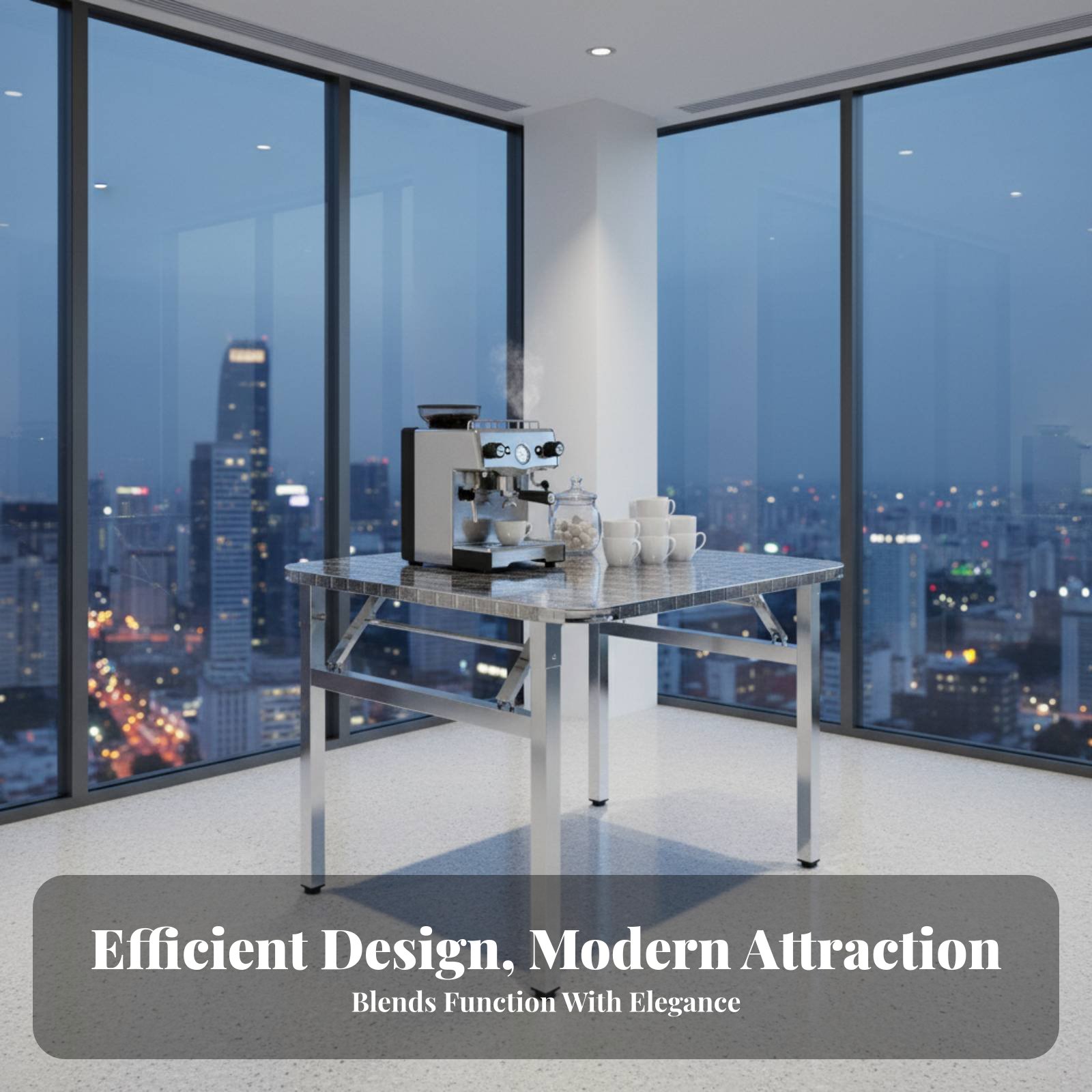 Rectangular Folding Table Fold - Home Office Design recension och pris