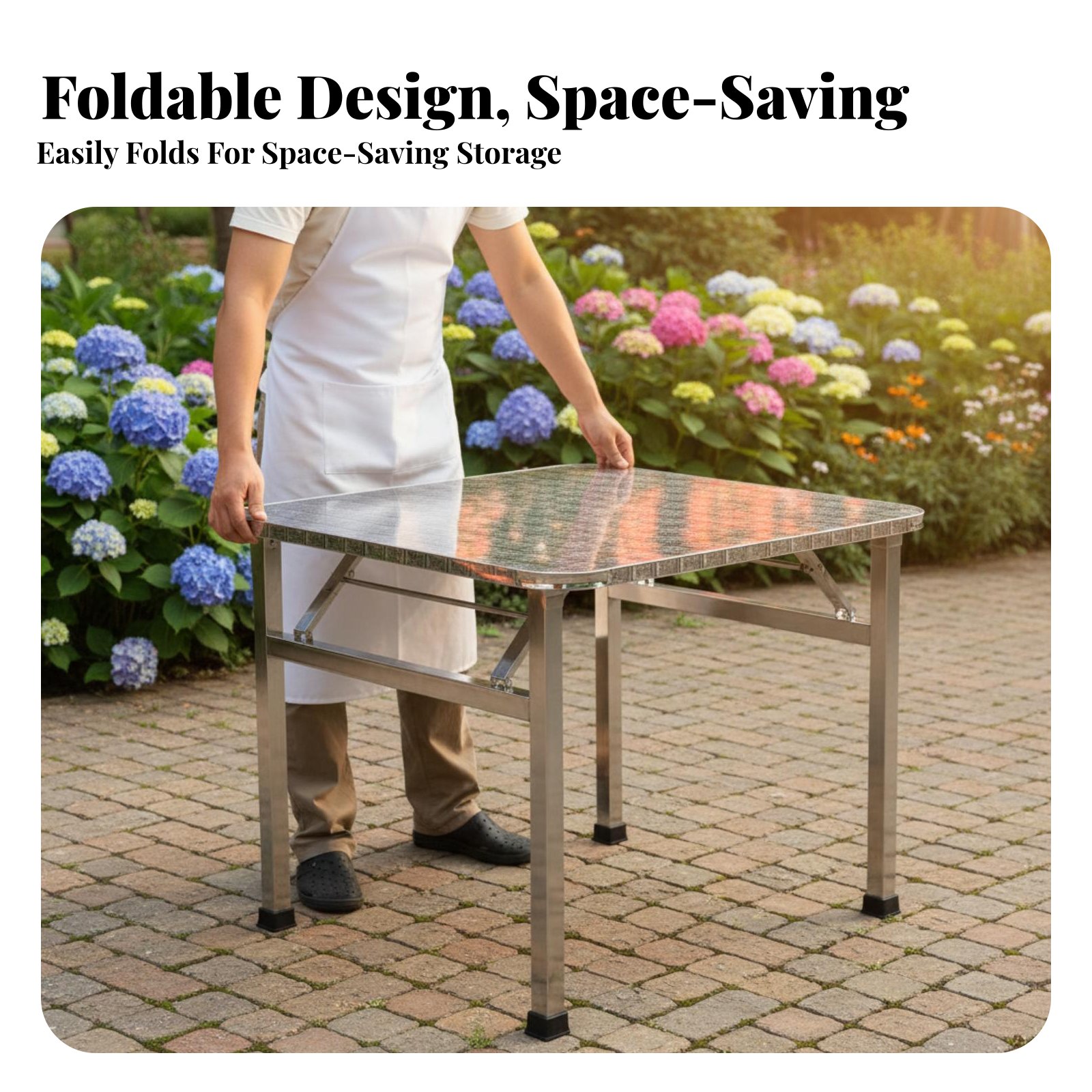 Rectangular Folding Table Fold - Home Office Design recension och pris