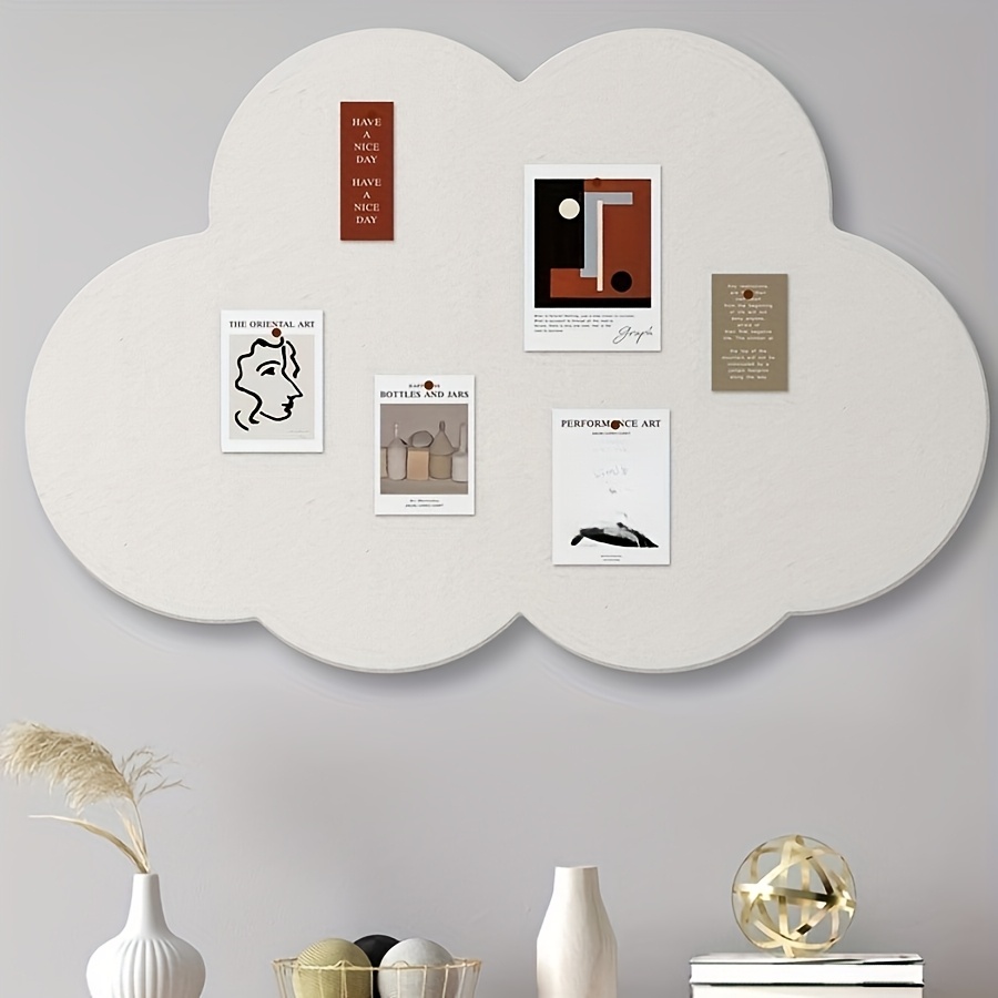 Cloud Shaped Felt Board Decora - Home Office Backdrop recension och pris