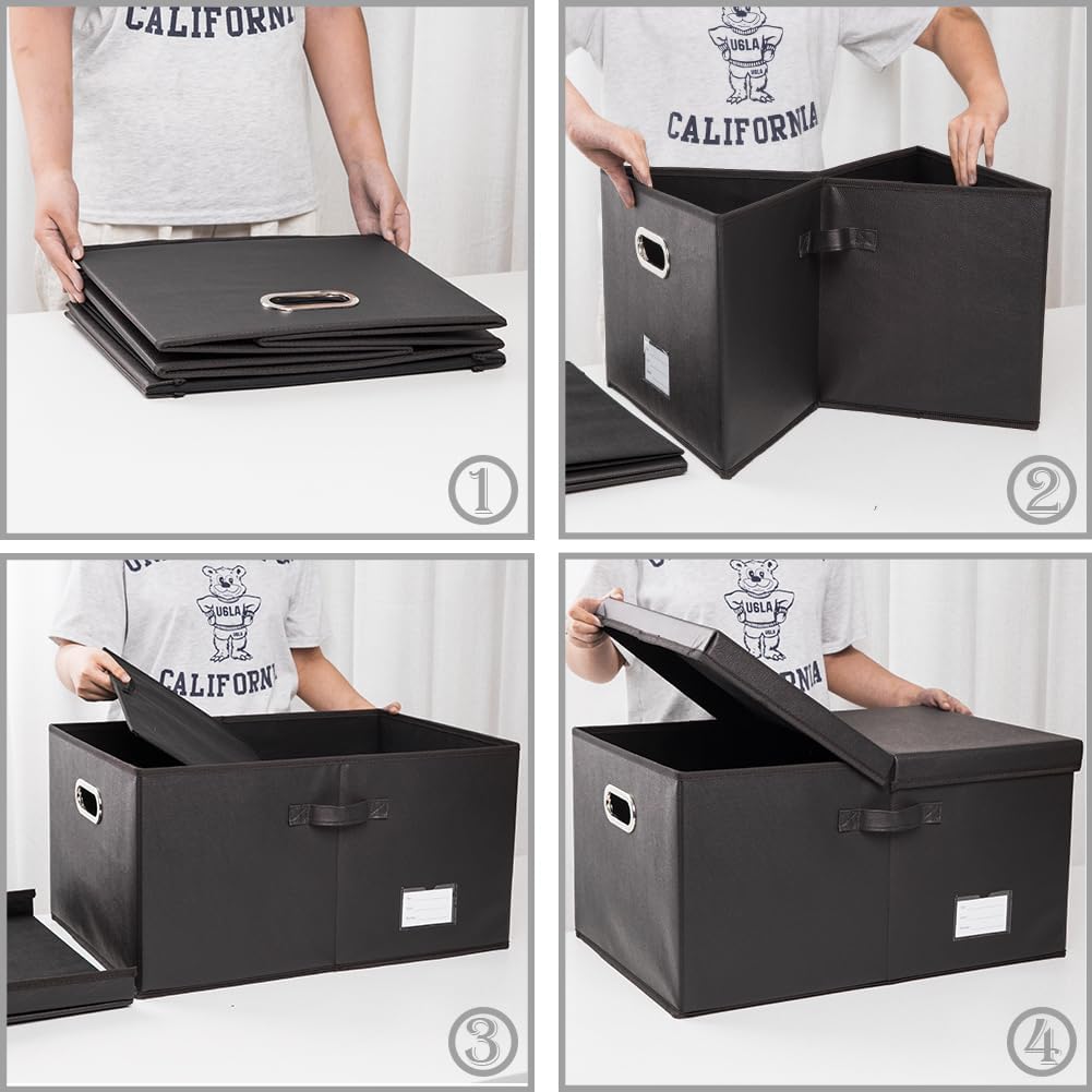 3-Pack Collapsible Storage Box - Home Office Box recension och pris