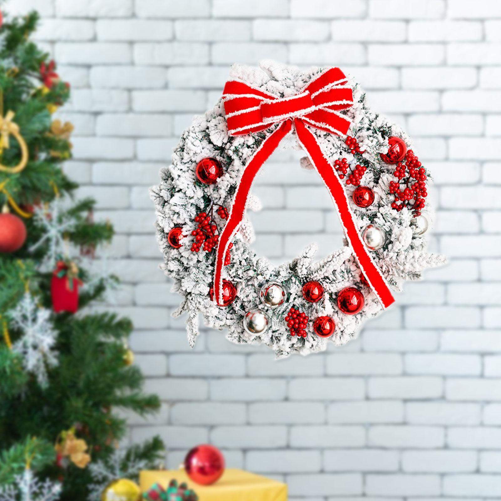Christmas Door Wreath Artifici - Home Office Backdrop recension och pris