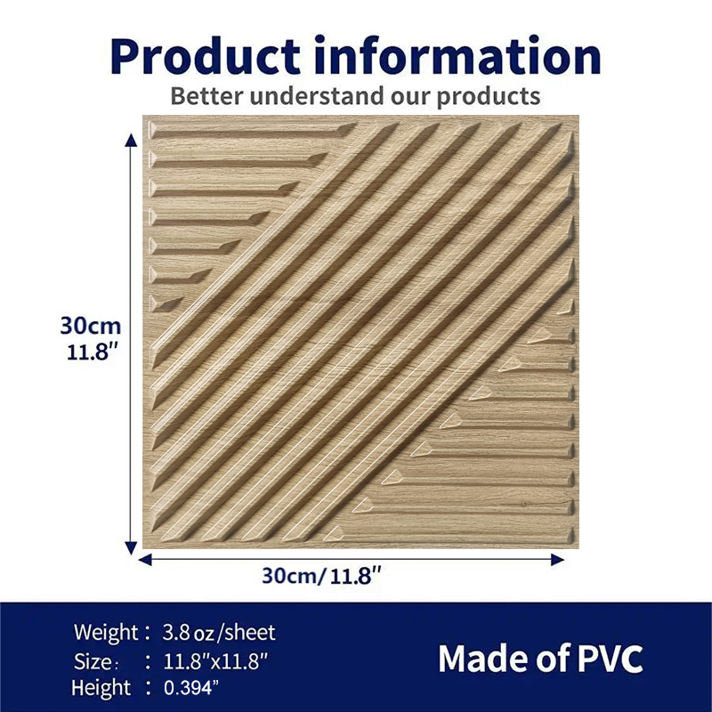 12 Pcs  3D Wall Panel 30x30cm  - Home Office Backdrop recension och pris
