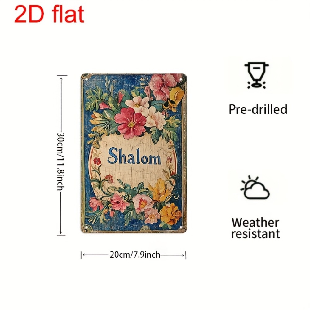 CIFBUY Vintage Floral Shalom A - Home Office Free recension och pris