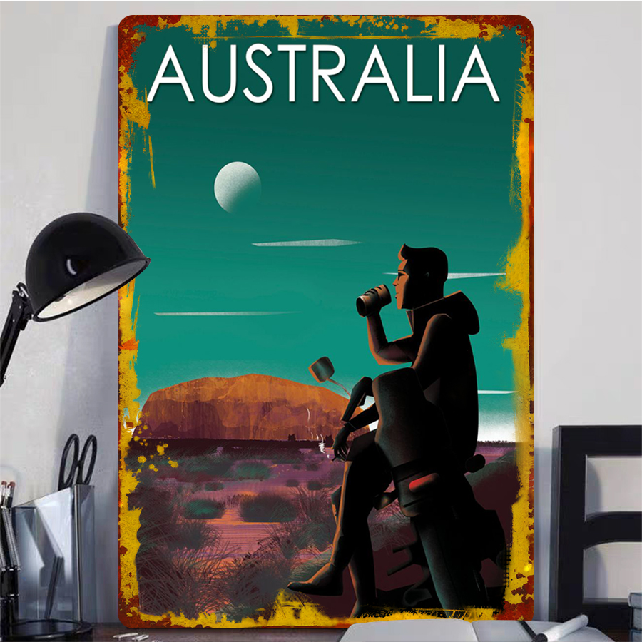 Australia Landscape Rustic Met - Home Office Australia recension och pris