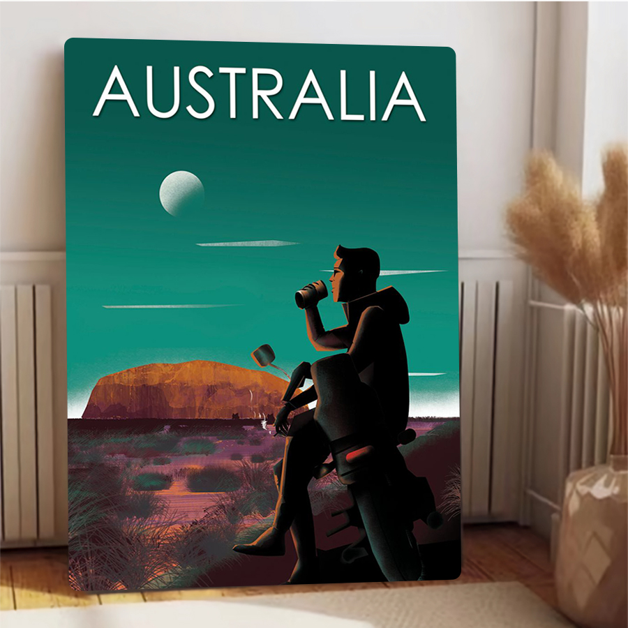 Australia Landscape Rustic Met - Home Office Australia recension och pris