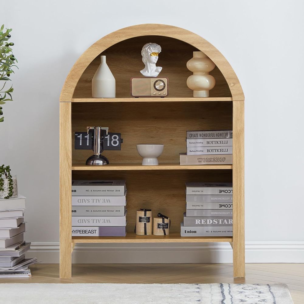 Freestanding 3-Tier Arched Boo - Home Office Free recension och pris