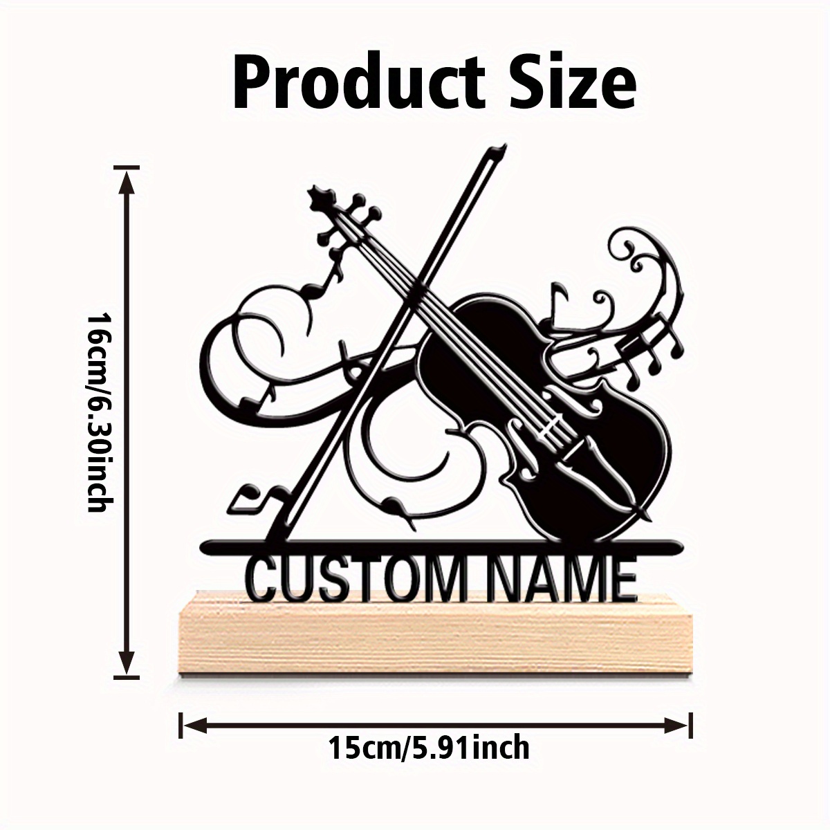 Personalized Violin Cello Meta - Home Office Design recension och pris