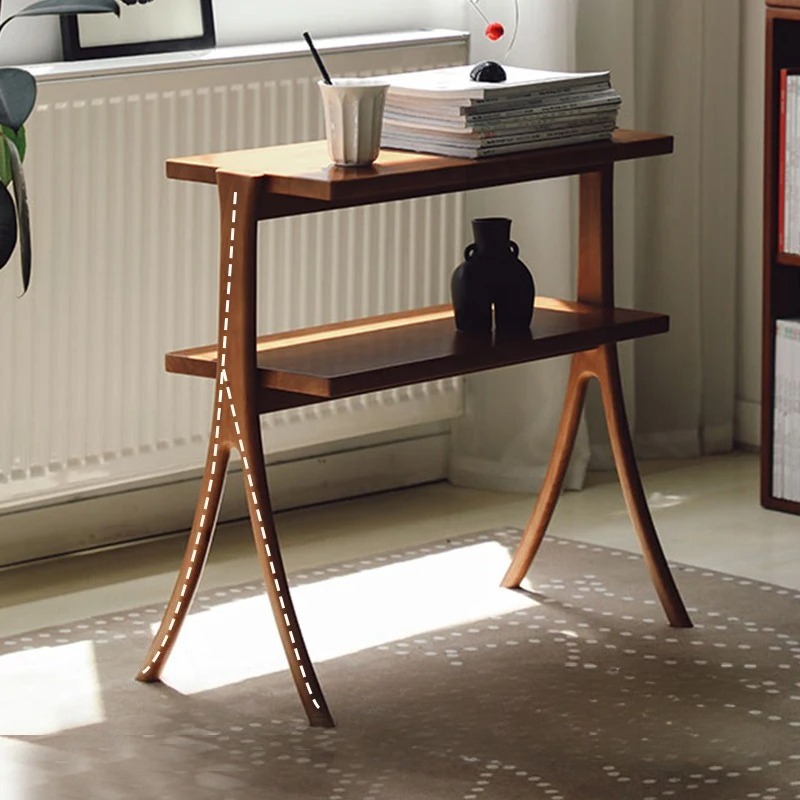 Vintage Solid Wood Storage She - Bookcase Wood Shelf recension och pris